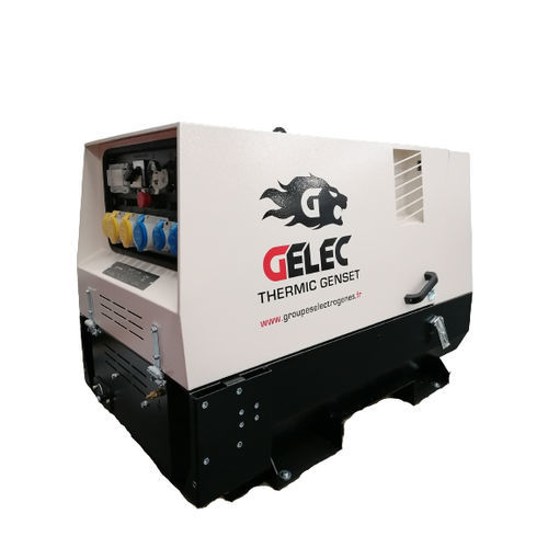 Groupe électrogène diesel - LEOPARD-11 - GELEC ENERGY - monophasé / 50 Hz / refroidi par eau