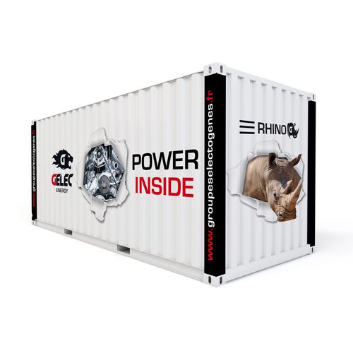 Groupe électrogène diesel - RHINO-360YC - GELEC ENERGY - triphasé / en container / stationnaire