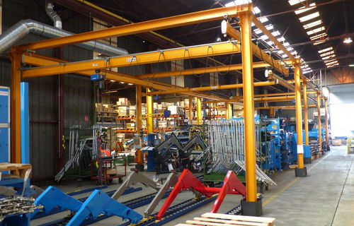 Rail de guidage - ADC - de support / en aluminium / à rouleaux