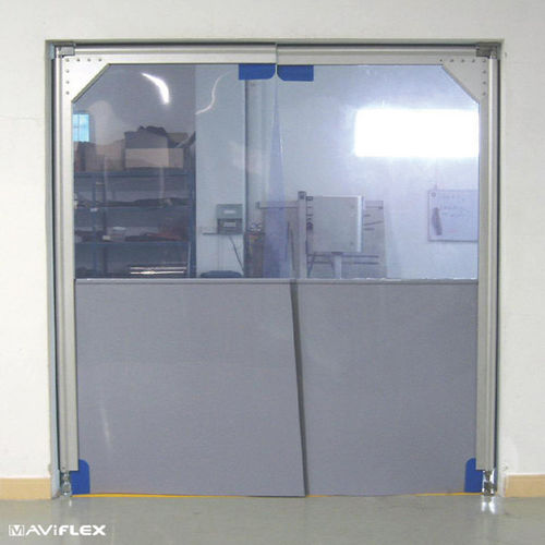 Porte battante - ISOPASS® - MAVIFLEX - PVC / en polyéthylène / en acier inoxydable