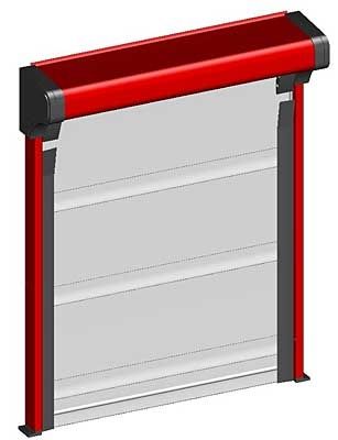 Porte à enroulement - MAVICLEAN CONNECT® - MAVIFLEX - industrielle / pour salle blanche / rapide