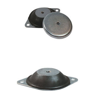 Support antivibratoire cylindrique - B  - LESOL - en métal / en élastomère / machine