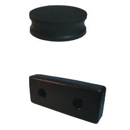 Support antivibratoire rond - G  - LESOL - en caoutchouc / machine / de bloc
