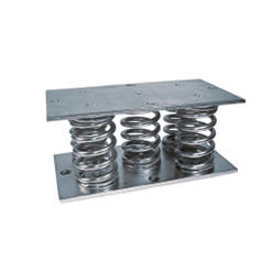Support antivibratoire rectangulaire - 5N6N9N - LESOL - en acier / pour machines / amortisseur à ressort