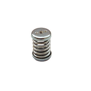 Support antivibratoire cylindrique - N - LESOL - en acier / pour machines / amortisseur à ressort