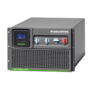 Alimentation sans interruption monophasé - MASTERYS GP4 RK - SOCOMEC - triphasé / lithium / embarqué
