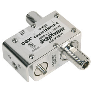 Parafoudre de type 1 - CGXJ+15NFNF-A - PolyPhaser | Transtector - pour câble coaxial RF / de télécommunication / avec bias-T