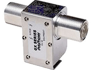 Parafoudre de type 1 - DGXZ+06DFDF-A - PolyPhaser | Transtector - pour câble coaxial RF / de télécommunication / avec bias-T