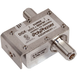 Parafoudre de type 1 - DGXZ+06NFNF-A - PolyPhaser | Transtector - pour câble coaxial RF / de télécommunication / avec bias-T