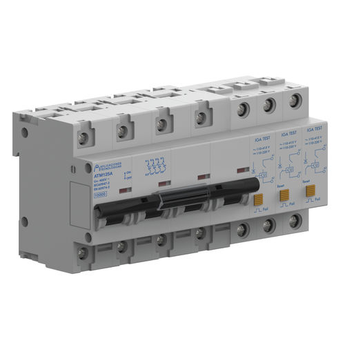 Parafoudre pour alimentation électrique - IGA TEST T 63 D - Aplicaciones Tecnológicas, S.A. - 4 pôles / triphasé / sur rail DIN
