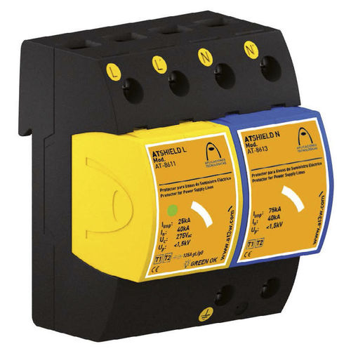 Parafoudre de type 2 - ATSHIELD 230M - Aplicaciones Tecnológicas, S.A. - de type 1 / pour alimentation électrique / contre les courants transitoires