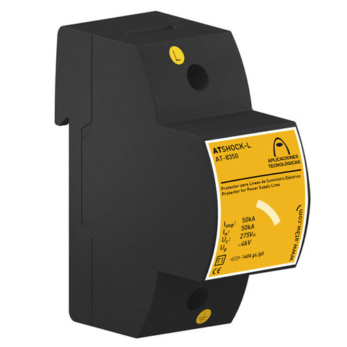 Parafoudre de type 1 - ATSHOCK L-120 - Aplicaciones Tecnológicas, S.A. - pour alimentation électrique / unipolaire / sur rail DIN