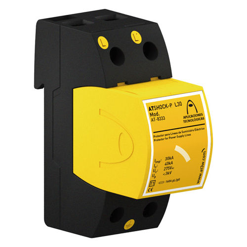Parafoudre de type 1 - ATSHOCK-P L30-130 - Aplicaciones Tecnológicas, S.A. - pour alimentation électrique / unipolaire / sur rail DIN