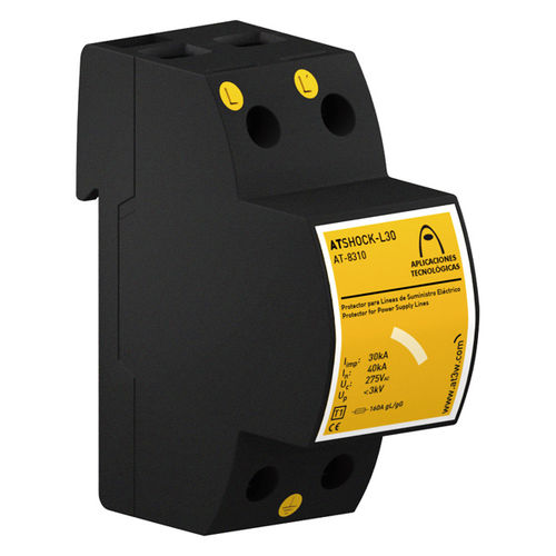 Parafoudre de type 1 - ATSHOCK L30-400 - Aplicaciones Tecnológicas, S.A. - pour alimentation électrique / unipolaire / sur rail DIN