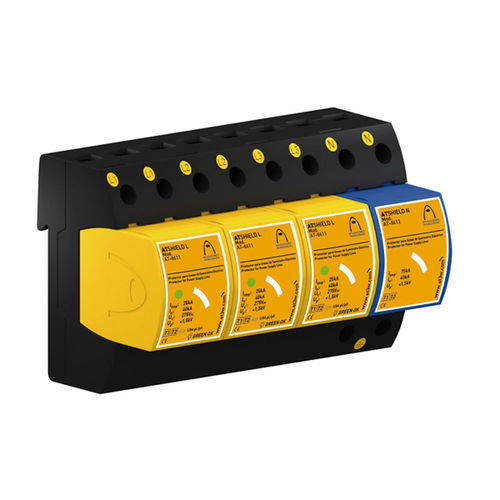 Parafoudre de type 2 - ATSHIELD 230T - Aplicaciones Tecnológicas, S.A. - pour alimentation électrique / compact / 4 pôles