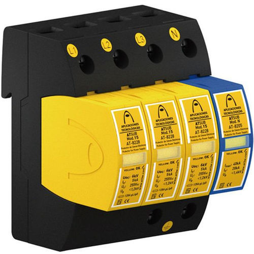 Parafoudre de type 1 - ATSUB-4P-NR 65 TT - Aplicaciones Tecnológicas, S.A. - de type 2 / pour alimentation électrique / modulaire