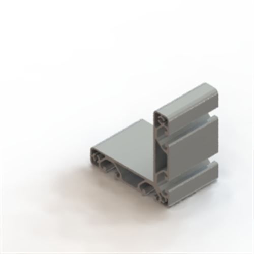 Profilé en aluminium - BASE08E0252 - elcom SAS - en L / de construction / léger