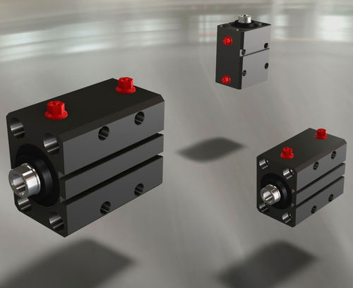 Vérin à faible course - CC series - Tecnofluid Engineering SrL - hydraulique / à piston magnétique / double effet