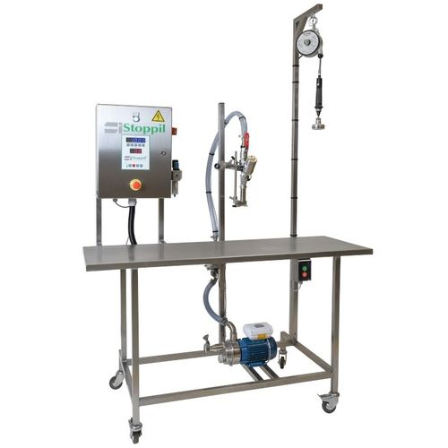 Remplisseuse semi-automatique - STOPPIL - de bouteilles / de produits phytosanitaires / de produits alimentaires