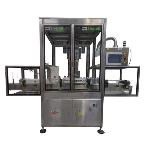 Capsuleuse visseuse tournante - EB7000 - STOPPIL - à double tête / automatique / pour bouchons