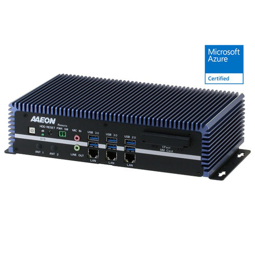 PC sans ventilateur - BOXER-6639 - AAEON - embarqué / mural / sur rail DIN