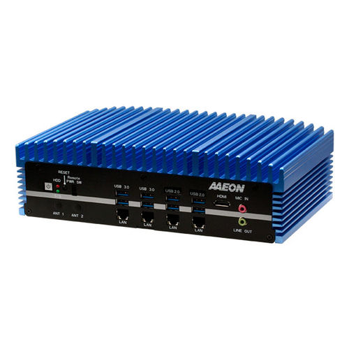 PC sans ventilateur - BOXER-6641 - AAEON - embarqué / mural / Intel® Pentium