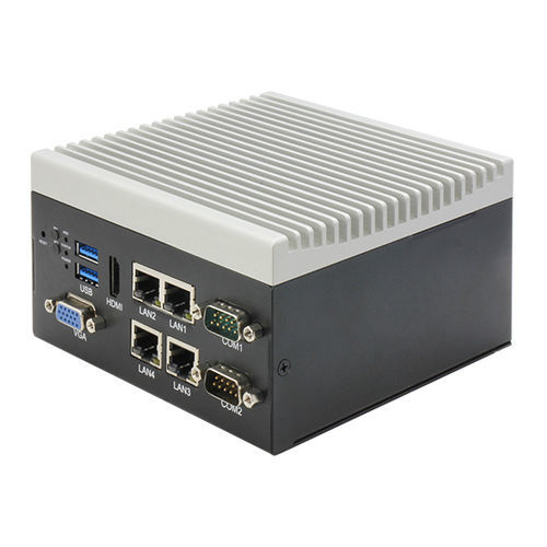 Plateforme réseau de bureau - ICS-6280 - AAEON - sur rail DIN / Intel® Elkhart lake SoC / Gigabit Ethernet
