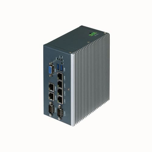 Plateforme réseau de bureau - ICS-6270 - AAEON - sur rail DIN / Intel® Celeron® N3350 / Gigabit Ethernet