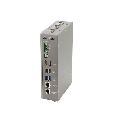 PC embarqué - BOXER-6711-ADN - AAEON - sur rail DIN / Intel® Atom N2000 / Intel Atom® x7211E