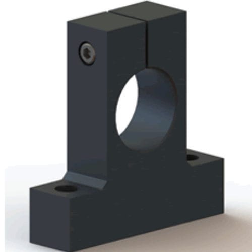 Support d'extrémité d'arbre - SEM series - OAV Air Bearings - en aluminium / de précision