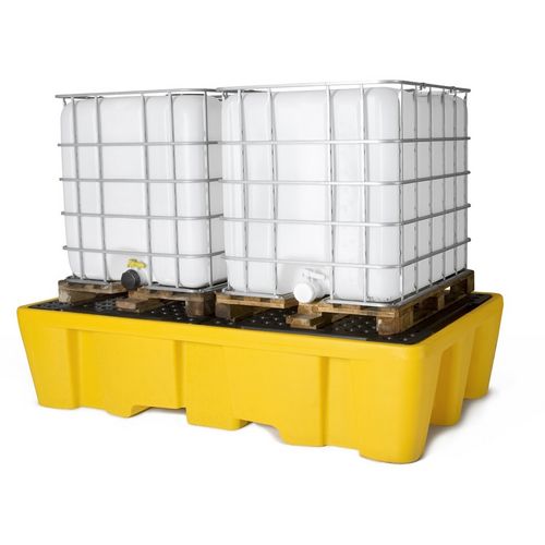 Palette de rétention pour conteneur IBC - 31-3073 - Lubetech - en plastique