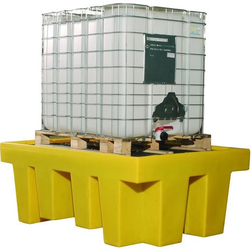 Palette de rétention pour conteneur IBC - 31-1213 - Lubetech - en plastique