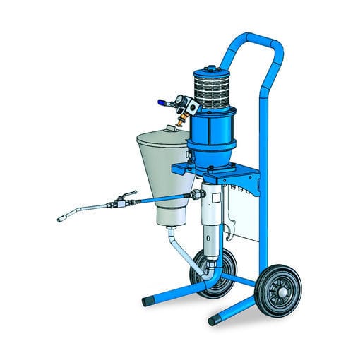 Pompe à piston - INJECT HD 5 - WIWA - pour résines / pneumatique / mobile