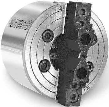 Mandrin automatique - KV2 series - Berg & Co. GmbH Spanntechnik - 2 mors / sans passage au centre / à pince