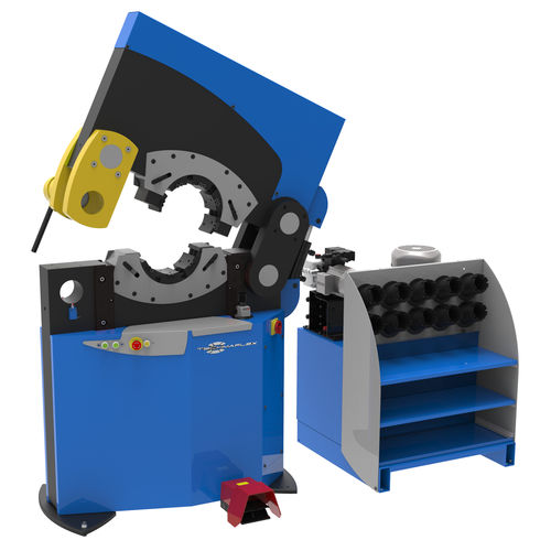 Sertisseuse de tuyau flexible - XL CRIMP 320 - TECHMAFLEX - pour flexible hydraulique / de connecteurs / pour écrou