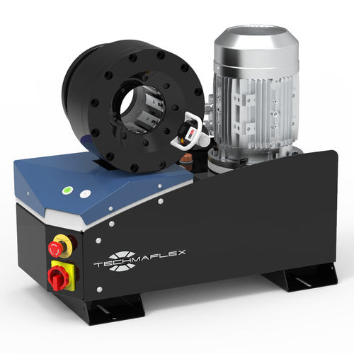 Sertisseuse de tuyau flexible - S CRIMP 210 EVO B  - TECHMAFLEX - pour flexible hydraulique / de connecteurs / semi-automatique