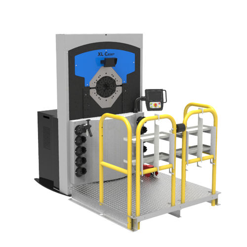 Sertisseuse de tuyau flexible - XL CRIMP 800 - TECHMAFLEX - pour flexible hydraulique / de connecteurs / pour écrou