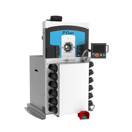 Sertisseuse de tuyau flexible - P CRIMP 320 - TECHMAFLEX - pour flexible hydraulique / de connecteurs / pour écrou