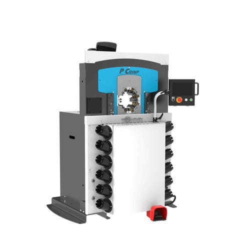 Sertisseuse de tuyau flexible - P CRIMP 480 - TECHMAFLEX - pour flexible hydraulique / de connecteurs / pour écrou