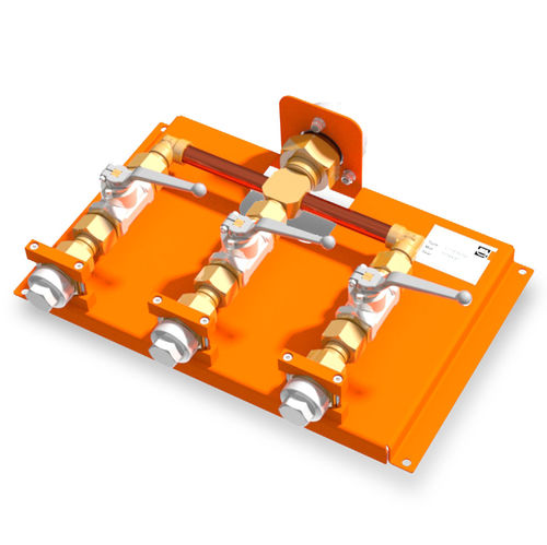 Manifold 3 voies - 3-718-R0 series - DILO Armaturen und Anlagen GmbH - pour gaz / de vanne