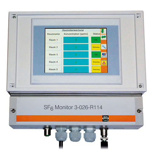 Appareil de surveillance SF6 - 3-026-R114 - DILO Armaturen und Anlagen GmbH - mural / à écran tactile PCT / via réseau
