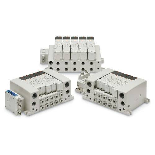 Distributeur pneumatique à tiroir - VQC series - SMC  - actionné par solénoïde / à commande assistée / compact
