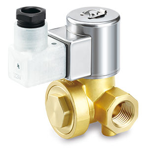 Électrovanne à commande directe - JSXH-X2 - SMC  - 2 voies / pour eau / en acier inoxydable