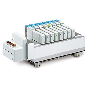 Îlot de distribution à tiroir - JSY3000-S - SMC  - pneumatique / standard / embrochable