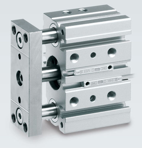 Vérin pneumatique - MGPK series - SMC  - double effet / en acier / industriel