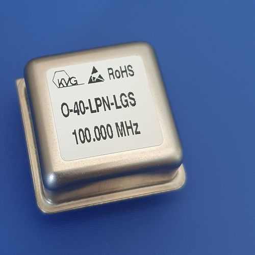Oscillateur OCXO - O-40CXXXXXX1-LPN-LGS - KVG Quartz Crystal Technology GmbH - électronique / à faible niveau de bruit de phase / à faible sensibilité G