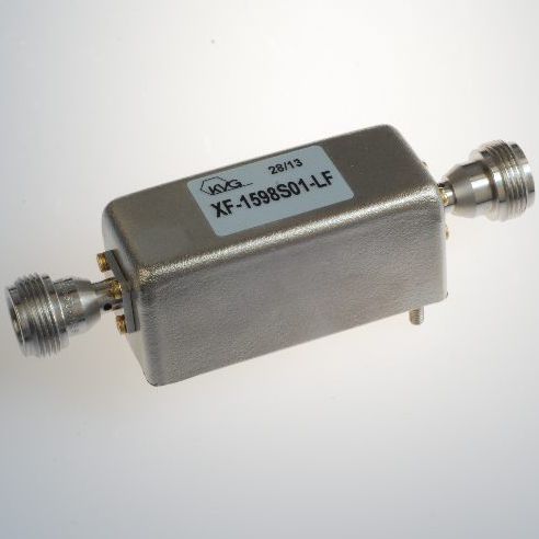 Filtre électronique passe-bande - XF series - KVG Quartz Crystal Technology GmbH - passif / IEM / avec connecteur BNC