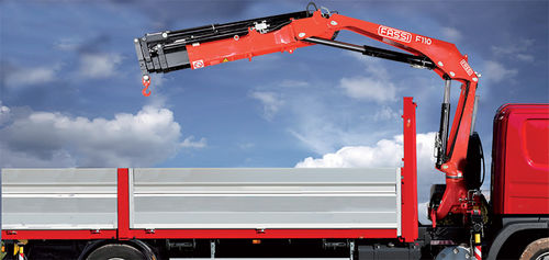 Grue montée sur camion - F110B.0 series - Fassi gru S.p.A - à flèche articulée / à moteur thermique / hydraulique