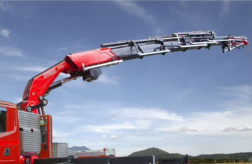 Grue pour applications lourdes - F2150RA xhe-dynamic series - Fassi gru S.p.A - montée sur camion / à flèche / télescopique