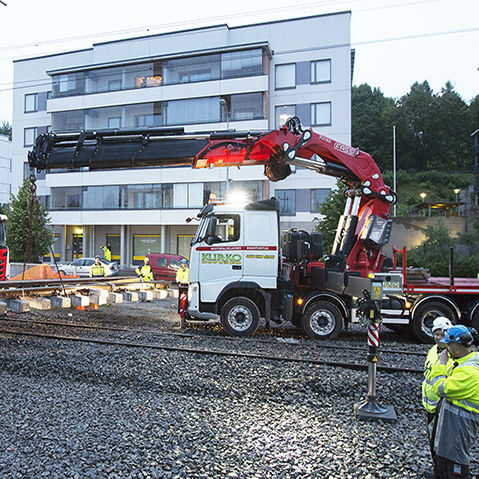 Grue pour applications lourdes - F2150RAL xhe-dynamic series - Fassi gru S.p.A - montée sur camion / à flèche articulée / télescopique